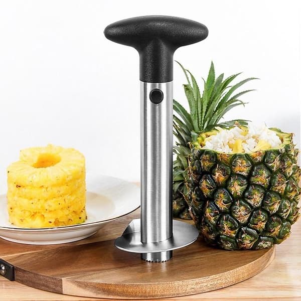Ananasskärare, ananasskärare i rostfritt stål, köksverktyg för frukt och ananas