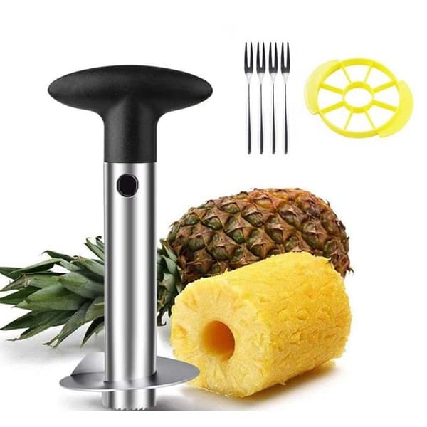 Ananasskärare, ananasskärare i rostfritt stål, köksverktyg för frukt och ananas