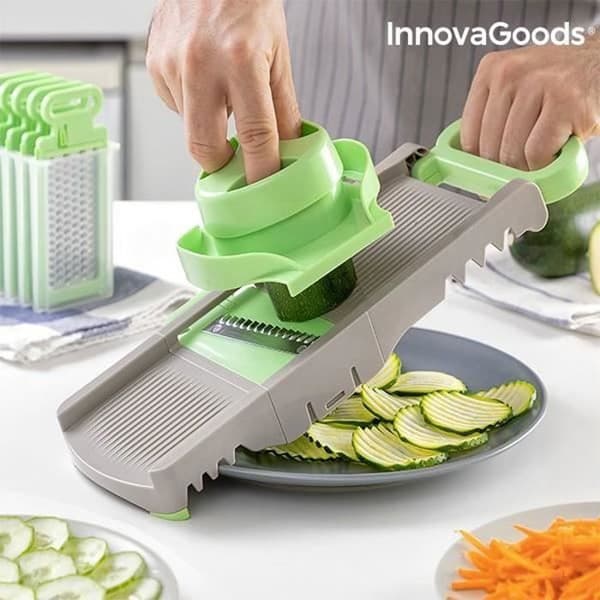 Choppie InnovaGoods 6-i-1 hopfällbart mandolinrivjärn