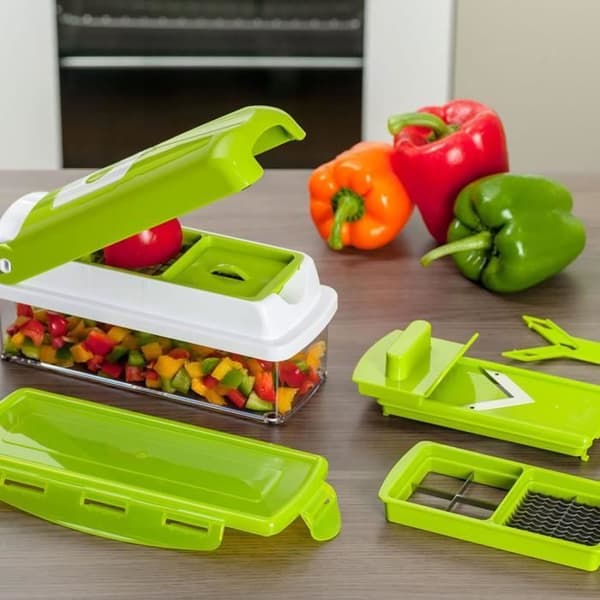 Geni Nicer Dicer Smart | 7 stycken | av frukt och grönsaker | känd i TV | nio