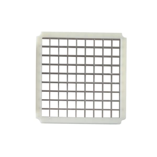 Gitter med presse til manuel pommes frites pålægsmaskine 10x10 mm