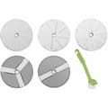 Miniatyrbillede 4 af 4: Elektrisk skæremaskine til grøntsager, frugter, dia. 205 mm 5 SKIVE 750 W
