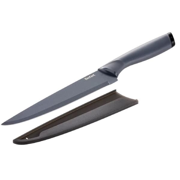 TEFAL FRESH KITCHEN Skivkniv 20 cm svart K1221204 + fodral
