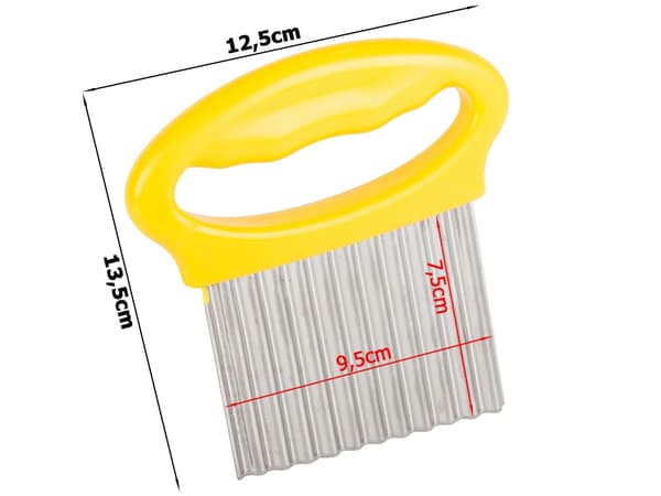 Räfflad kniv / Grönsakskniv - Kniv med räffflor