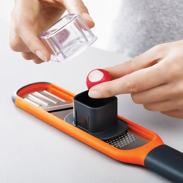 Handi-Grate - Mini rivjärn och skivare 2 i 1 apelsin