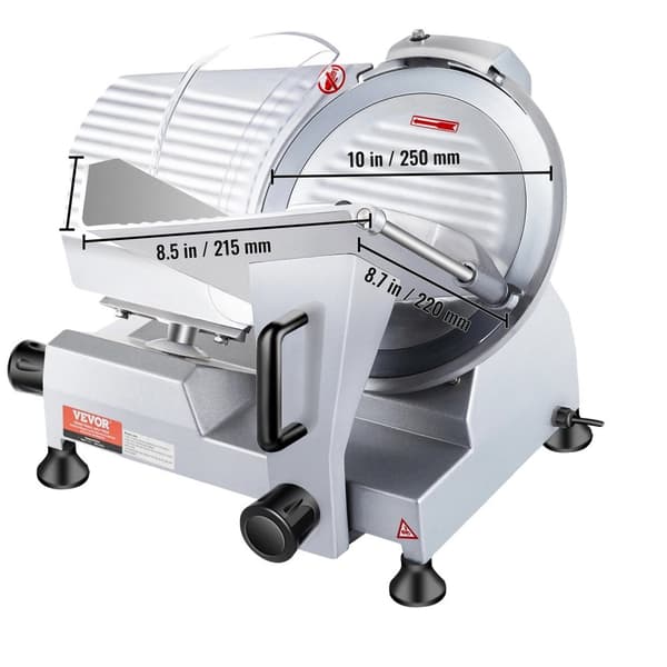 Elektrisk Matberedare, Justerbar Tjocklek, Hållbar Aluminiumkonstruktion,340W 240W