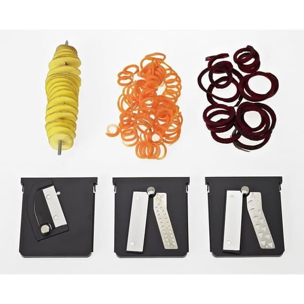 Spiralschneider - Lurch - 10301 - Rostfritt stål - 3 blad - Säkert fixeringssystem