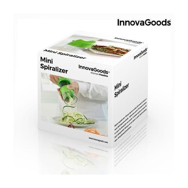 Grönsaksskärare - InnovaGoods - Mini Spiralicer - ABS - Rostfritt stål - Modern design