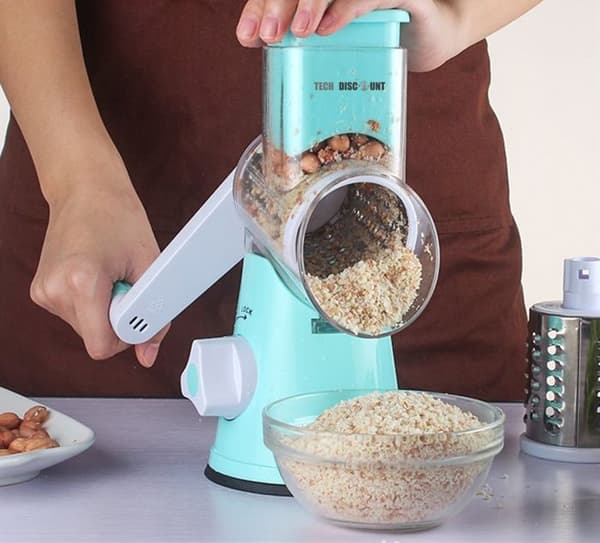 Köksmandolin - TD® - Multifunktionsdicer - Rostfritt stål - 3 skärhuvuden - Modern design