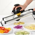 Miniatyrbild 3 av 4: TD® Multifunktionell grönsaksskärare i rostfritt stål potatisrivmaskin strimlare strimla skivare köksprylar