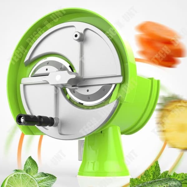 TD® Multifunktionell skivare liten grönsaks- och fruktskärare manuell frukt- och grönsaksskärare för hemmet