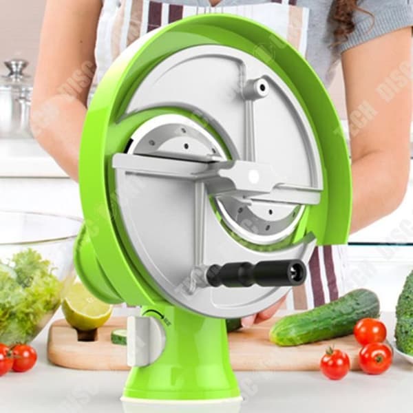 TD® Multifunktionell skivare liten grönsaks- och fruktskärare manuell frukt- och grönsaksskärare för hemmet