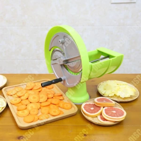 TD® Multifunktionell skivare liten grönsaks- och fruktskärare manuell frukt- och grönsaksskärare för hemmet