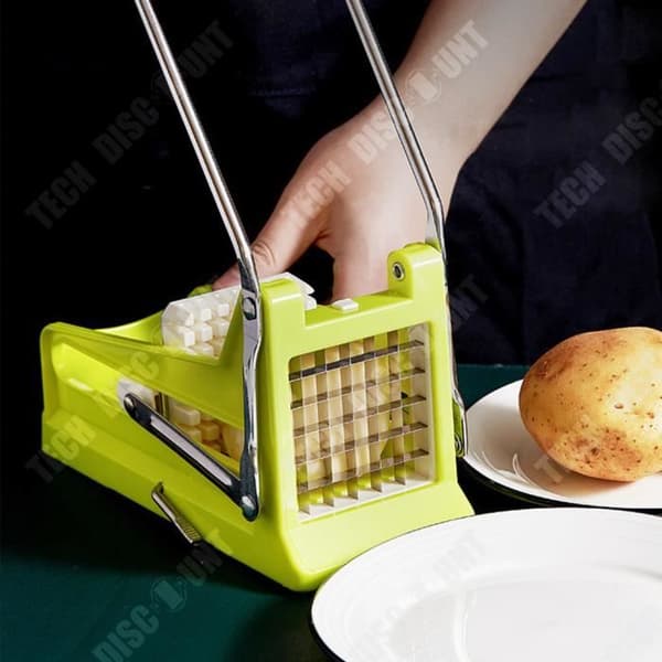 TD® Manuell skivare pommes frites skärare gurka rädisa potatis sallad pommes frites skärmaskin kommersiell hushållspress skärare