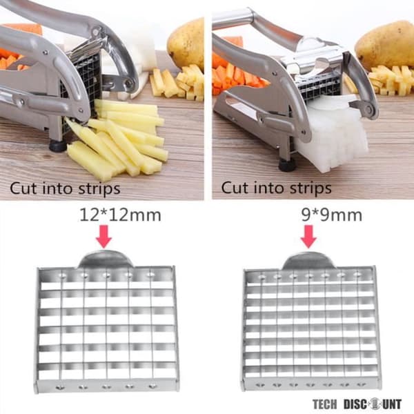 Pommes frites - Rostfritt stål - Multifunktion - 26x10x12,3cm - 757g - Säker och hygienisk