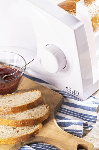 Adler AD 4703 pålægsmaskine Elektrisk 150 W Hvid Plastik