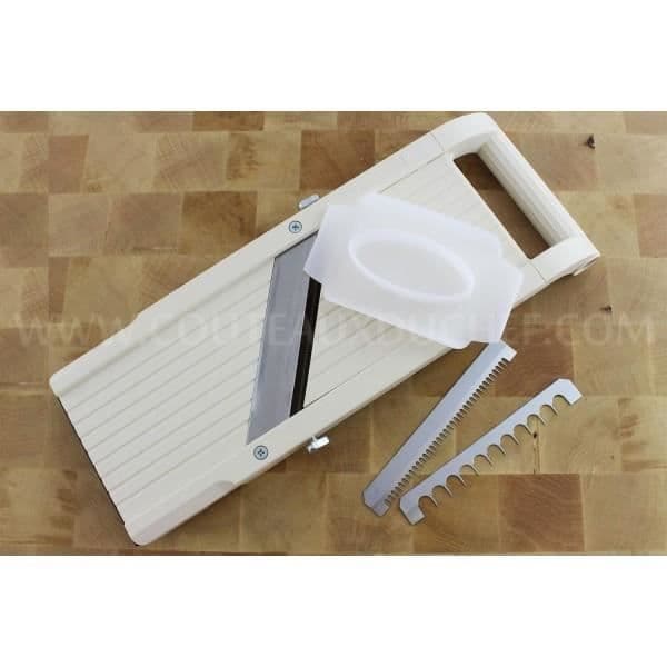 Mandolin Super Benriner professionell kvalitet med 3 blad 0,000000 Beige