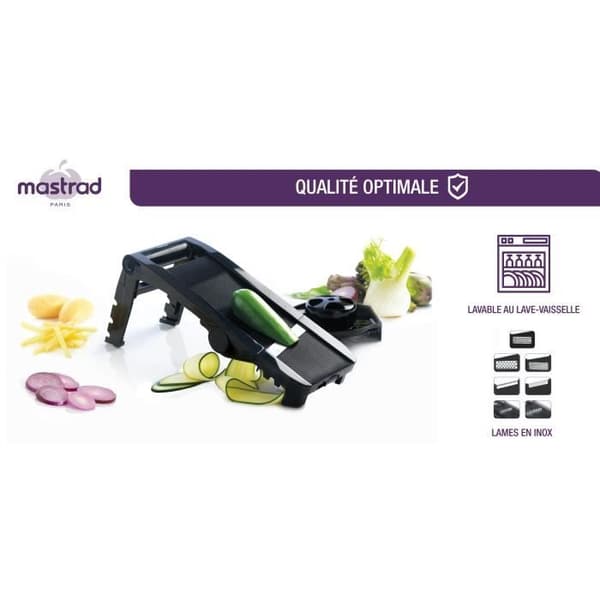 MASTRAD F20900 - Flerbladig V-mandolin - Svart