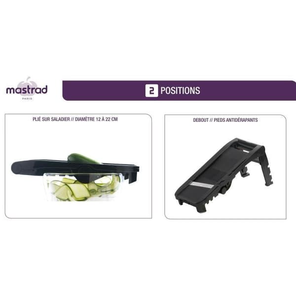 MASTRAD F20900 - Flerbladig V-mandolin - Svart