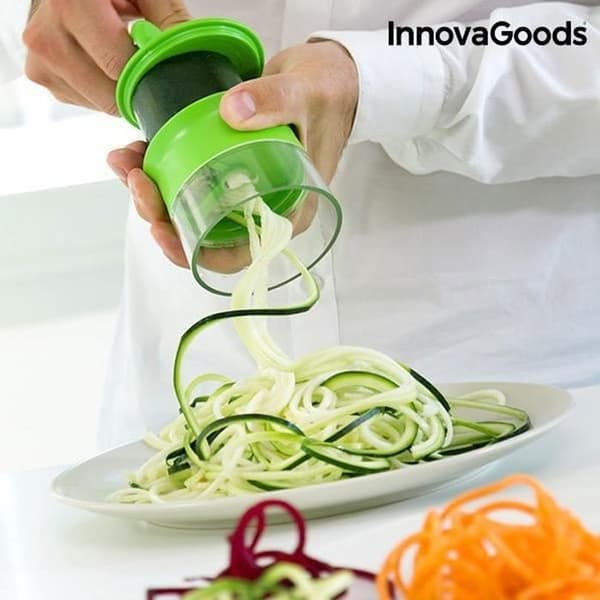 Grönsaksskärare - InnovaGoods - Mini Spiralicer - ABS - Rostfritt stål - Modern design