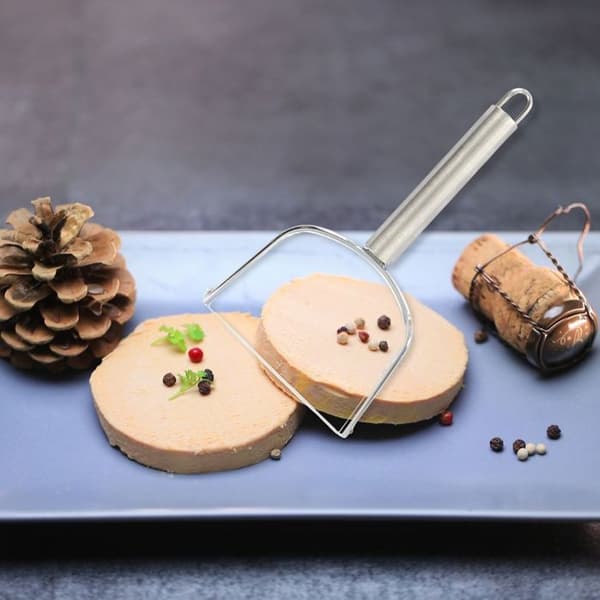 Levrar för foie gras - Fackelmann - Inox - 21,4 x 10,4 x 1,8 cm - Kökstillbehör - Perfekt skivning