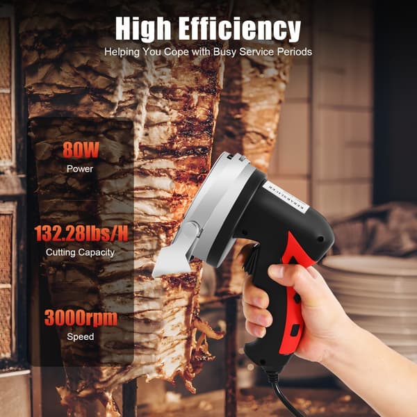 Sähkösyrämiknife, 80W DC-moottori, 3000rpm leikkausnopeus