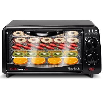 TurboTronic FD9 Food Dehydrator - 9 Liter - Svart