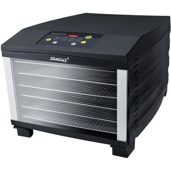 STEBA 055600 ED6 dehydrator - 800 W - Torkyta 6 x 37 x 30 cm - Svart