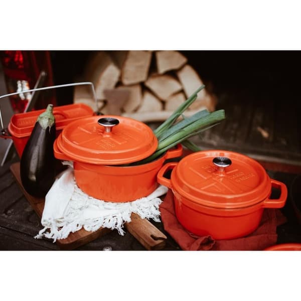 Solinger The Windmill Premium Støbejernsgryde 2,5L Orange/Emalje