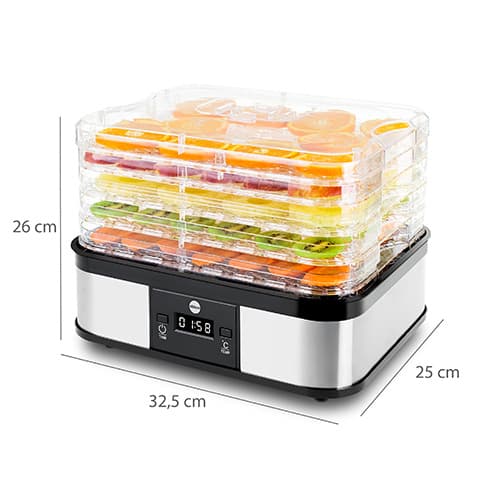 Matavfuktare SG500 - 30x23 cm - 5 lager - 245 W