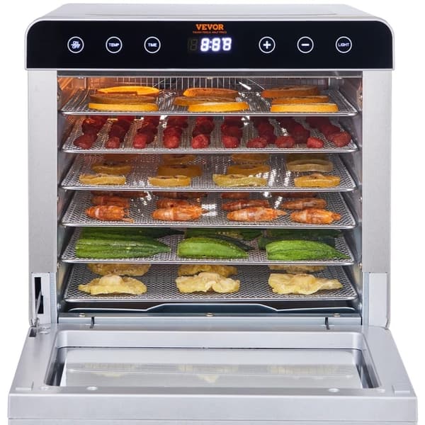 Ruokakuivain, sähköinen ruokakuivuri, jerkkinaudanliha hedelmä, 10Tray 800W