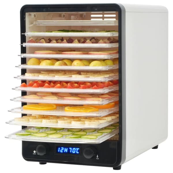 Torkugn med 10 brickor 550 W vit