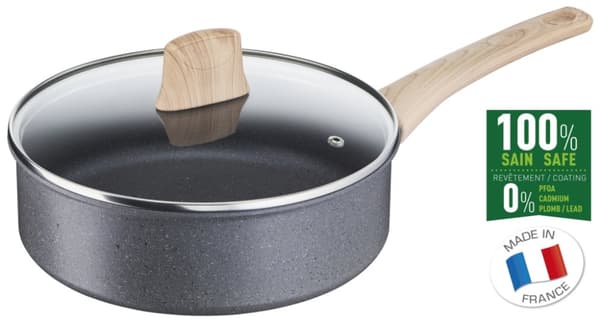 Tefal Natural Force gryde &Oslash; 24 cm med låg