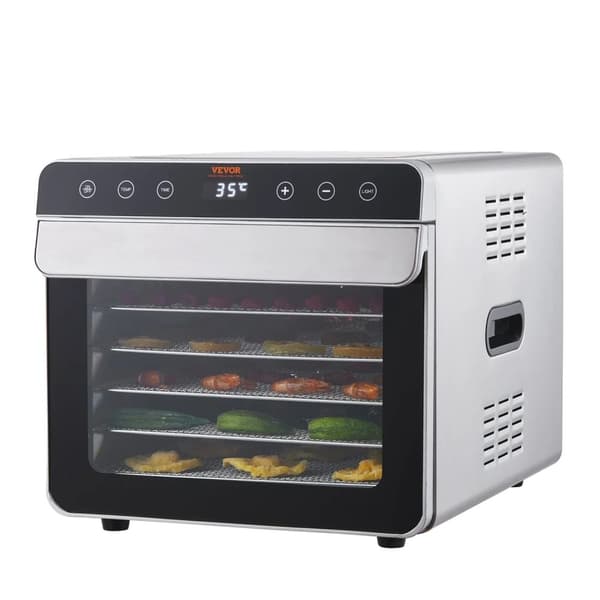Mattorkningsmaskin, 700W effekt, 6 brickor, justerbar timer och temperatur