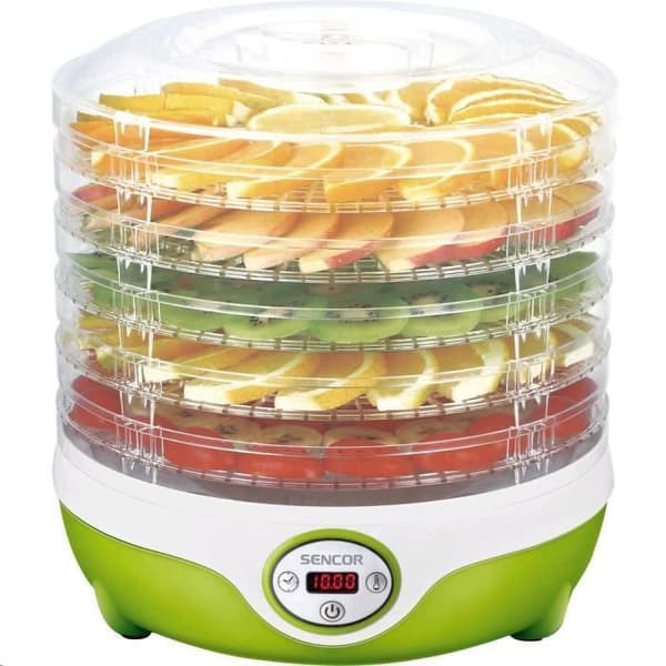 SENCORR SFD 851GR Food Dehydrator - 240 W - Variabel temperatur - Timer - LED-skärm