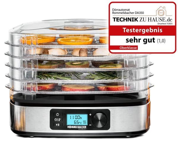 Rommelsbacher mattorkare - DA 350 - Romm Dorrautomat ed/bk | 350W