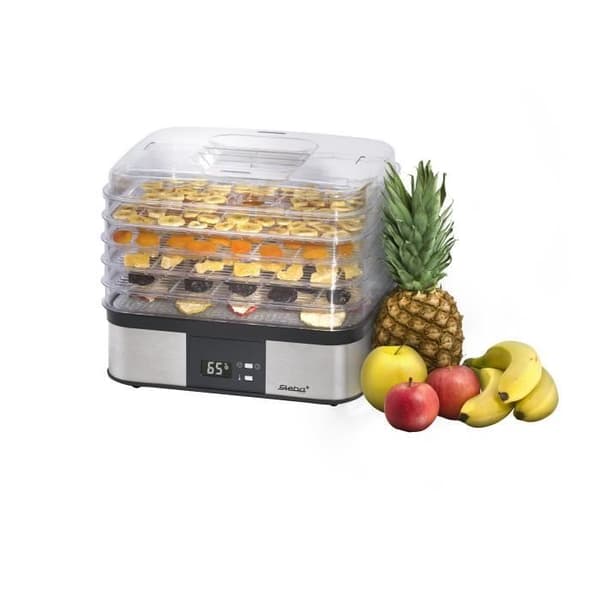 Elektronisk dehydrator 5 nivåer Steba 350 W - 05.55.00 ED 5 - ASIN: B00NEKGEUS - EAN: 4056352328404 - Metallic