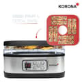 Miniatyrbild 3 av 4: Korona 57011 Dehydrator med Cereal Bar Mould | 8-72 timmars timer | BPA-fri | LED-display, rostfritt stål