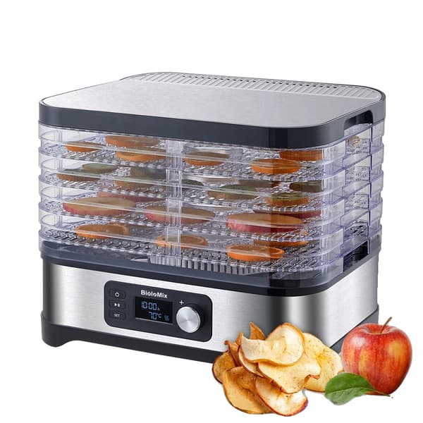 Ruokakuivuri, 400W Teho, 5 BPA-vapaata tarjotinta,EU, BD1200E