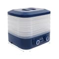 Miniatyrbillede 1 af 2: Madtørrer Dehydrator, 5 Bakker, Justerbar Temperatur, LED Timer,XXL, Blå
