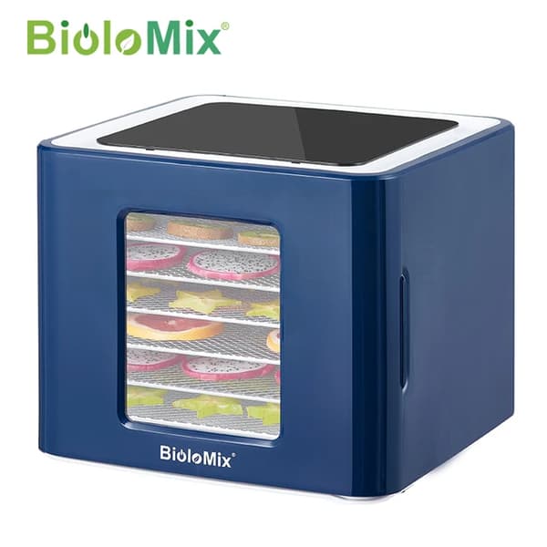 Mad Dehydrator, LED Touch Kontrol, Digital Temperatur og Tid, Blå, EU, 220V