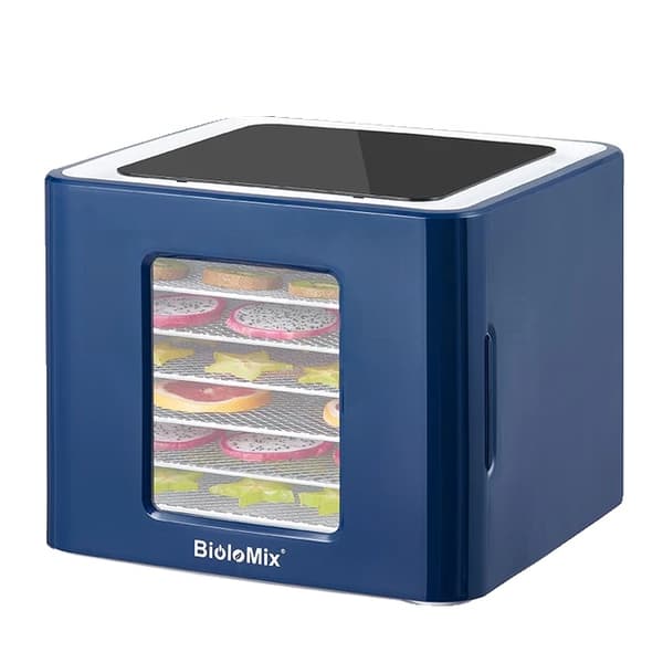 Mad Dehydrator, LED Touch Kontrol, Digital Temperatur og Tid, Blå, EU, 220V