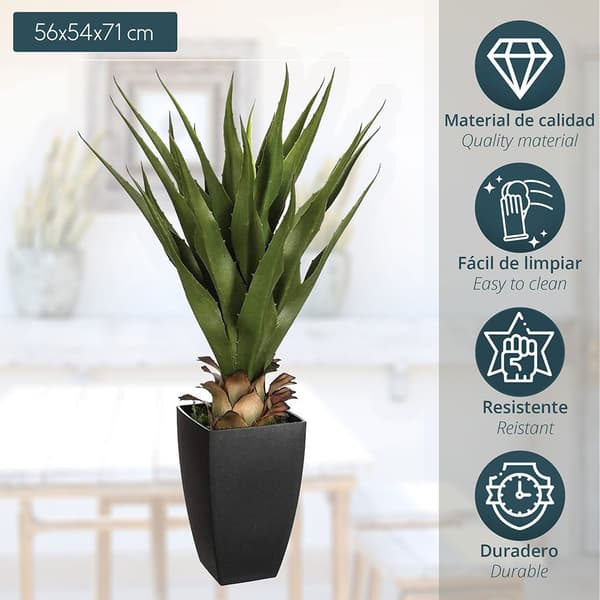 Atmosphera Konstgjord Växt 71 Cm Deco Green Collection Flerfärgad