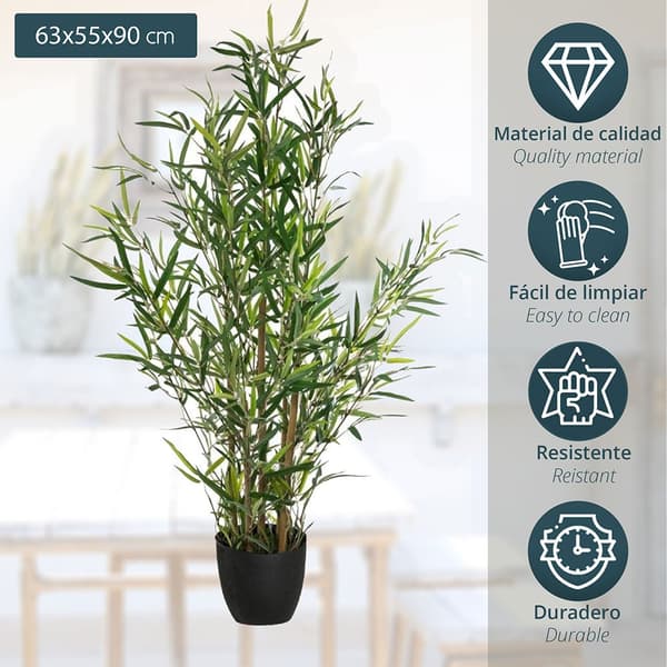 Atmosphera Konstgjord Växt 90 Cm Deco Green Collection Flerfärgad