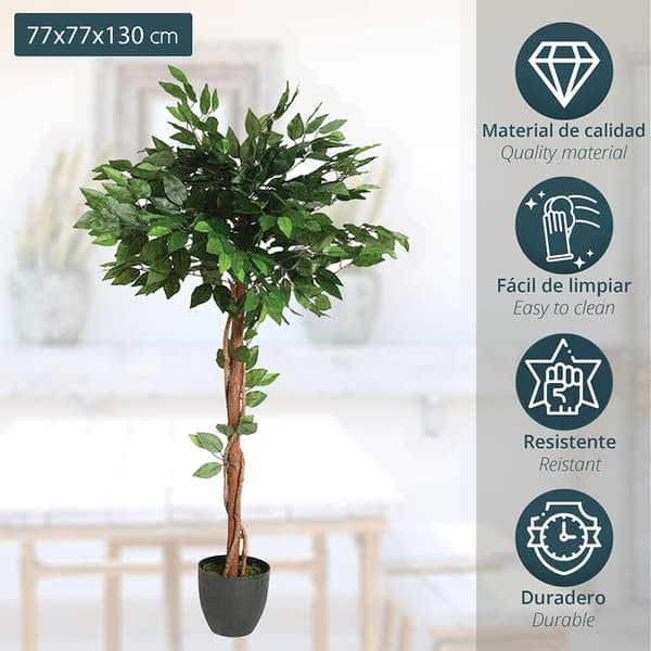 Atmosphera Kunstig Plante Jj080 120 Cm Deco Green Collection Flerfarvet