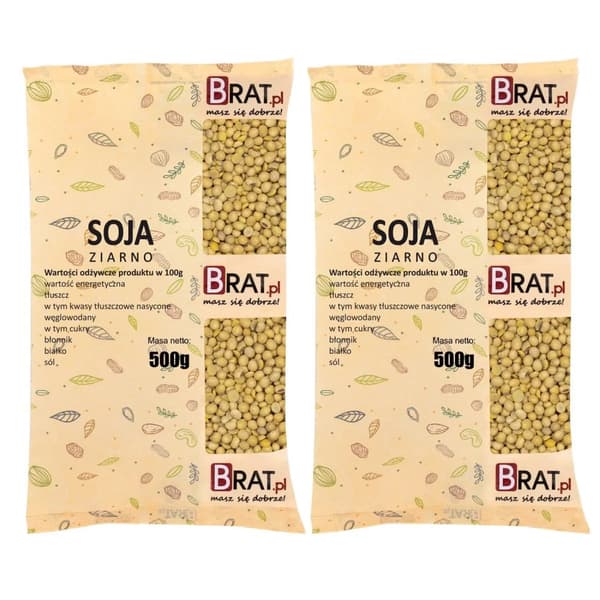 Sojabönor 1 kg (2 x 500 g)