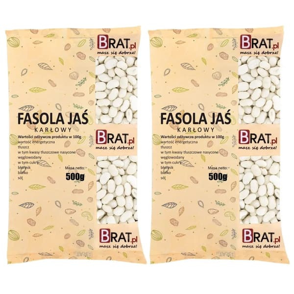 Vackra dvärgjackbönor 1 kg (2 x 500 g)