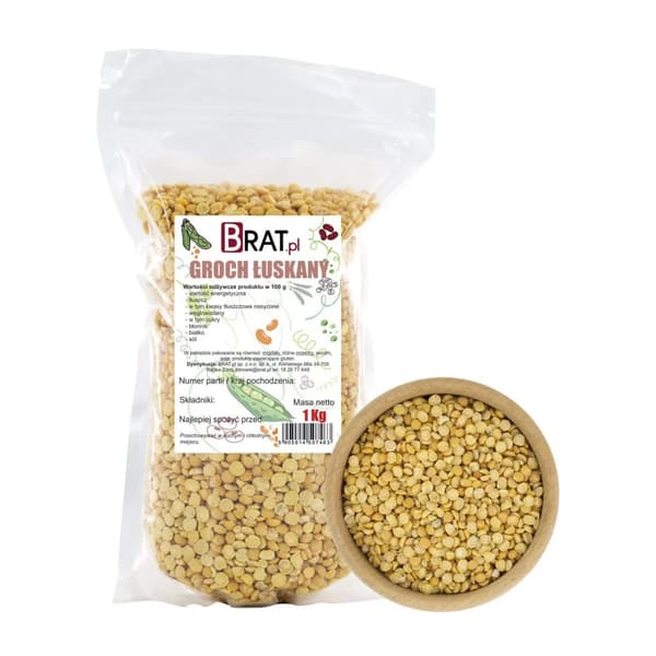 Halvede flækkede ærter 1 kg