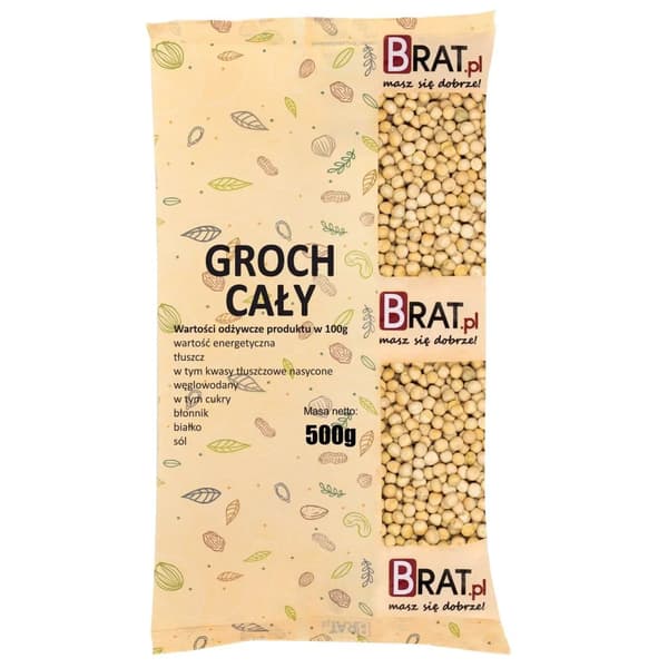 Kokonaiset herneet 500 g