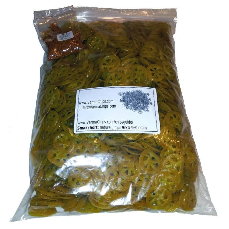 Varma Chips, 460 gram med krydda (välj sort)